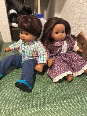 2013 Itty Bitty Hispanic Twins American Girl Dolls Boy And Girl
